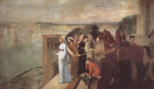 Semiramis Building Babylon (mk06), Edgar Degas